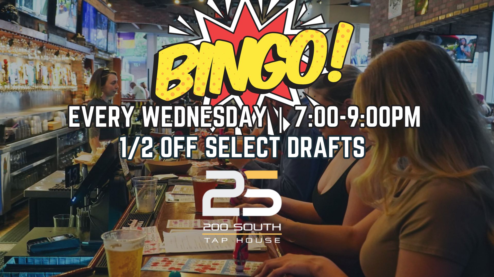 Bar Bingo at 200 South